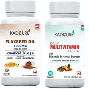 KADCURE FLEXSEED + MULTIVITAMIN CAPS COMBO